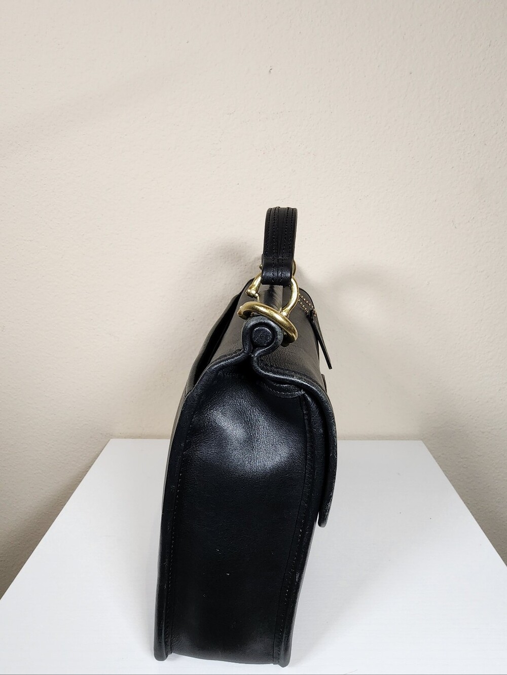 Coach Black Leather Willis Bag - Picture 7 of 13